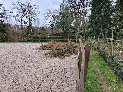 stormschade, paardenbak weer vrij